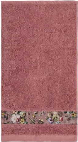 Essenza Fleur - Badehåndklæder - 70x140 cm - Rosa - 100% bomuld - Håndklæder fra Essenza